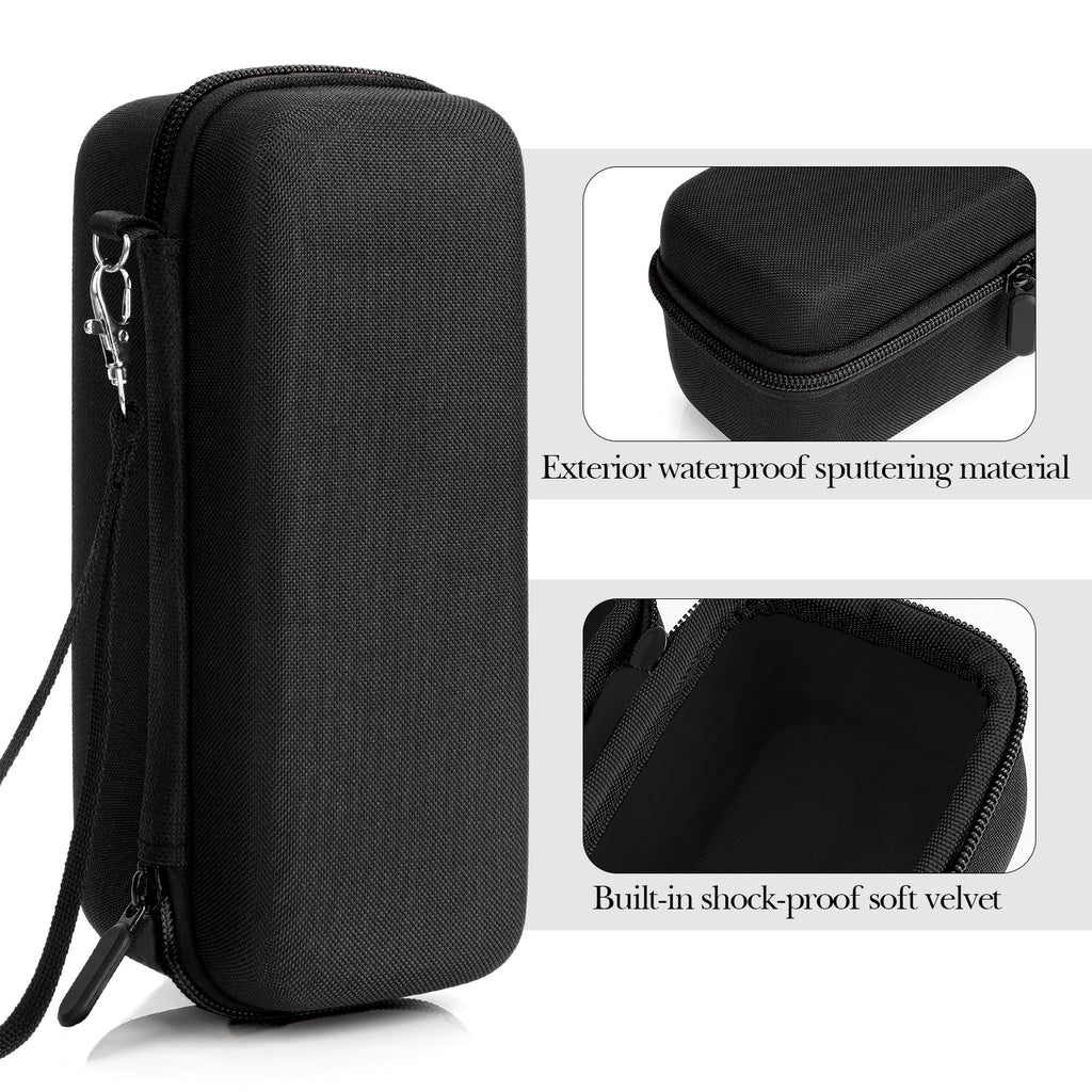 Linkidea Hard Shell Electric Shaver Travel Case, Compatible with Philips 2400, 3900, 7000, Trimmer Accessory Organizer Bag (Black)