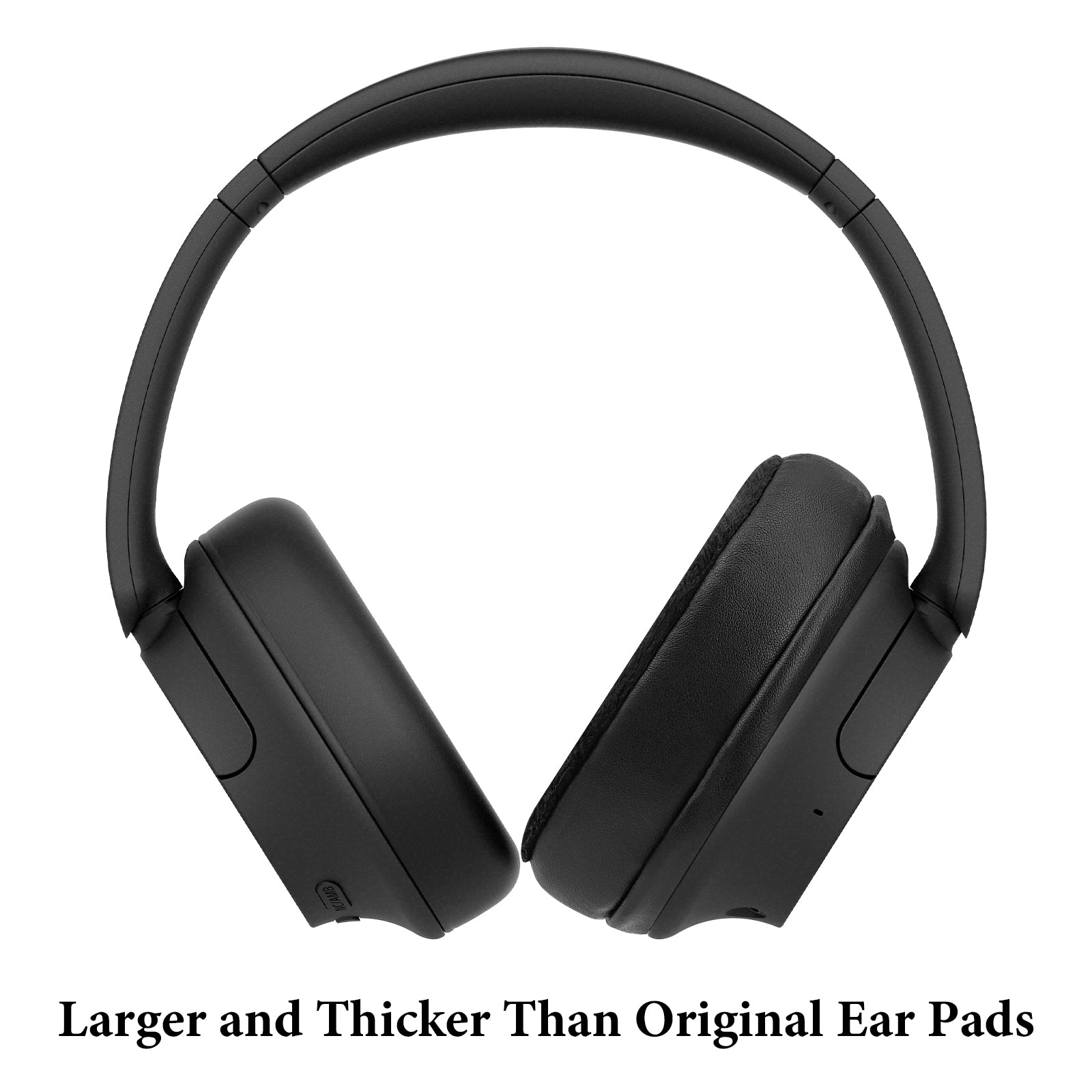 Replacement Ear Pads for Sony WH-CH700N, WH-CH710N Headphones, Ear Cushions ( Extra Thick / Black )