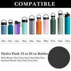 Linkidea 6 Pack Water Bottle Bottom Pad Compatible with Hydro Flask Wide/Standard Mouth 12/14/16/18/20/21/24oz, Silicone Anti-Slip Waterbottle Base Silencer Protector