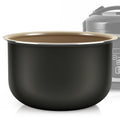 Linkidea Rice Cooker Aluminum Alloy Inner Pot Compatible with AROMA-ARC-954SBD, Nonstick Replacement Bowl (4 Cups Uncooked)