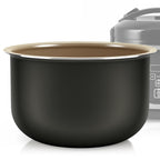 Linkidea Rice Cooker Aluminum Alloy Inner Pot Compatible with AROMA-ARC-954SBD, Nonstick Replacement Bowl (4 Cups Uncooked)