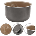 Linkidea Rice Cooker Aluminum Inner Pot Compatible with AROMA-ARC-954SBD, Dishwasher Safe, Replacement Bowl