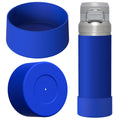 Linkidea 2 Pack Water Bottle Boot Compatible with Stanley Quick Flip GO 36oz, Silicone Waterbottle Bottom Bumper Protector (Navy Blue)