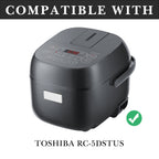 Linkidea Rice Cooker Stainless Steel Inner Pot Compatible wit TOSHIBA RC-5DSTUS(H), Dishwasher Safe, No Coating Replacement Bowl