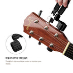 Linkidea 3-in-1 Guitar Tool, String Winder, Pin Puller, String Cutter for Guitar Restringing Repairing (Black)
