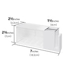 Linkidea 5 Slots Wallmount Toothbrush Holder with Cover for Shower, Plastic Multifunctional Toothpaste Toothbrush Organizer Compatible with Oral-B Cross Action, Colgate Renewal(White)