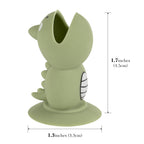 Linkidea 9 Pack Cute Standing Toothbrush Cover with Suction Cup, Portable Travel Brush Head Stand Protector, Compatible with Oral-B CrossAction, Reach Essentials