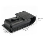 Linkidea Travel Shaving Brush Storage Case, Portable Organizer Bag, Compact Holder Compatible with Small Size Shave Brushes (Black)