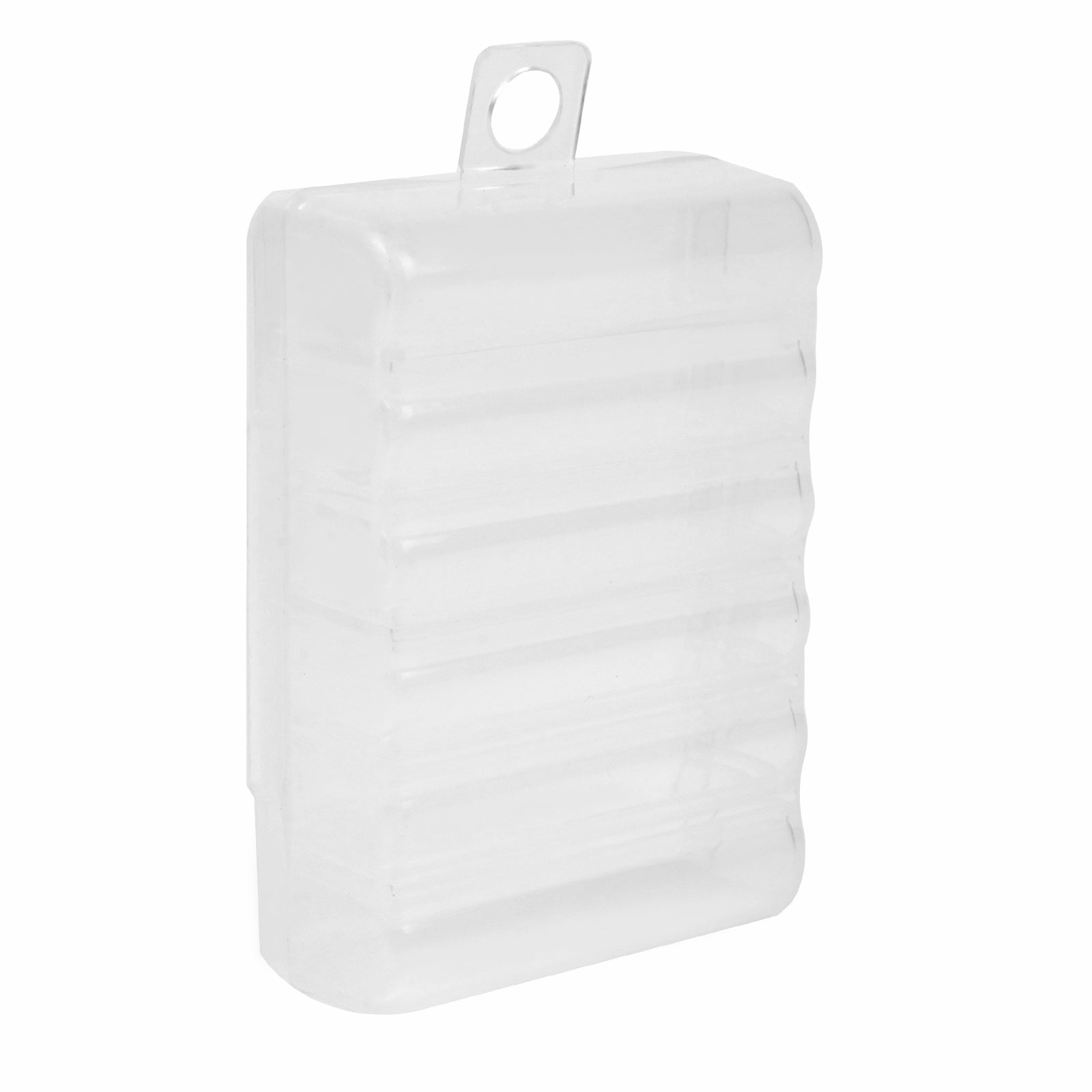 Linkidea 4 Packs Small AAA Battery Storage Organizer Box, 12 AAA Battery Storage Box, WaterProof Portable Battery Organizer with Rope Hole