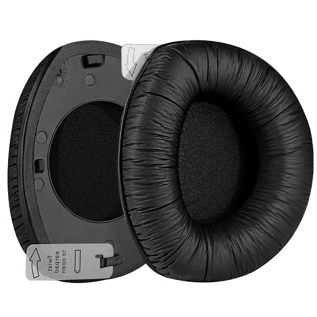 Replacement Ear Pads for RS160/170/180, HDR160/170/180 Headphones Ear Cushions, Headset Earpads ( Leatherette / Black )