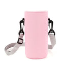 Linkidea Water Bottle Carrier with Strap Compatible with Simple Modern Summit Collection 32oz, Hydro Flask Wide Mouth, Waterbottle Sling Bag Holder with Shoulder Strap (Pink)