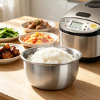 Linkidea 316 Stainless Steel Inner Pot Replacement Compatible with Zojirushi NS-LGC05XB NS-LAC05 3-Cup Rice Cooker, No Coating Cooking Bowl, Dishwasher Safe