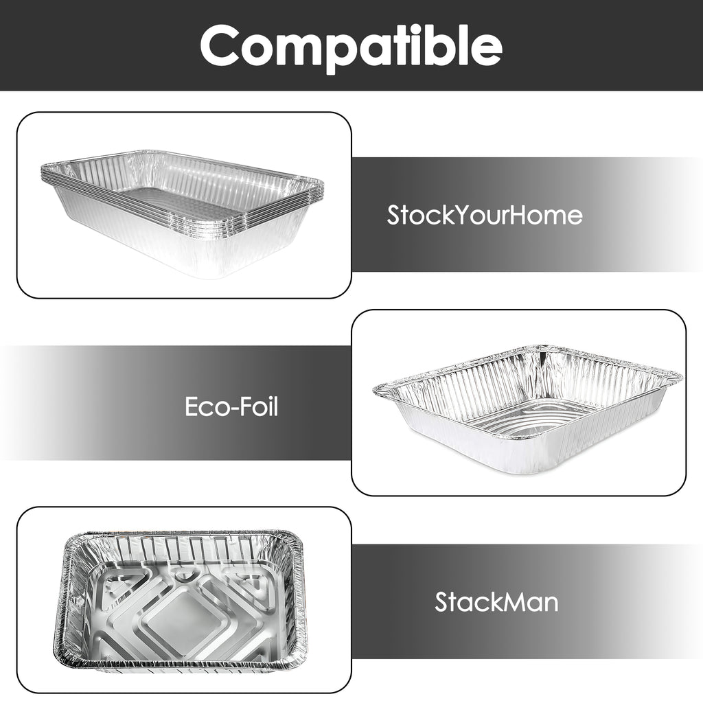 Linkidea Metal Grate Cooling Rack Pack of 2, Stainless Steel Baking Cooling Rack Rectangle 7.8'' x 10.2'', Oven Safe Grid Wire Racks for Roasting Disposable Pan (Black)