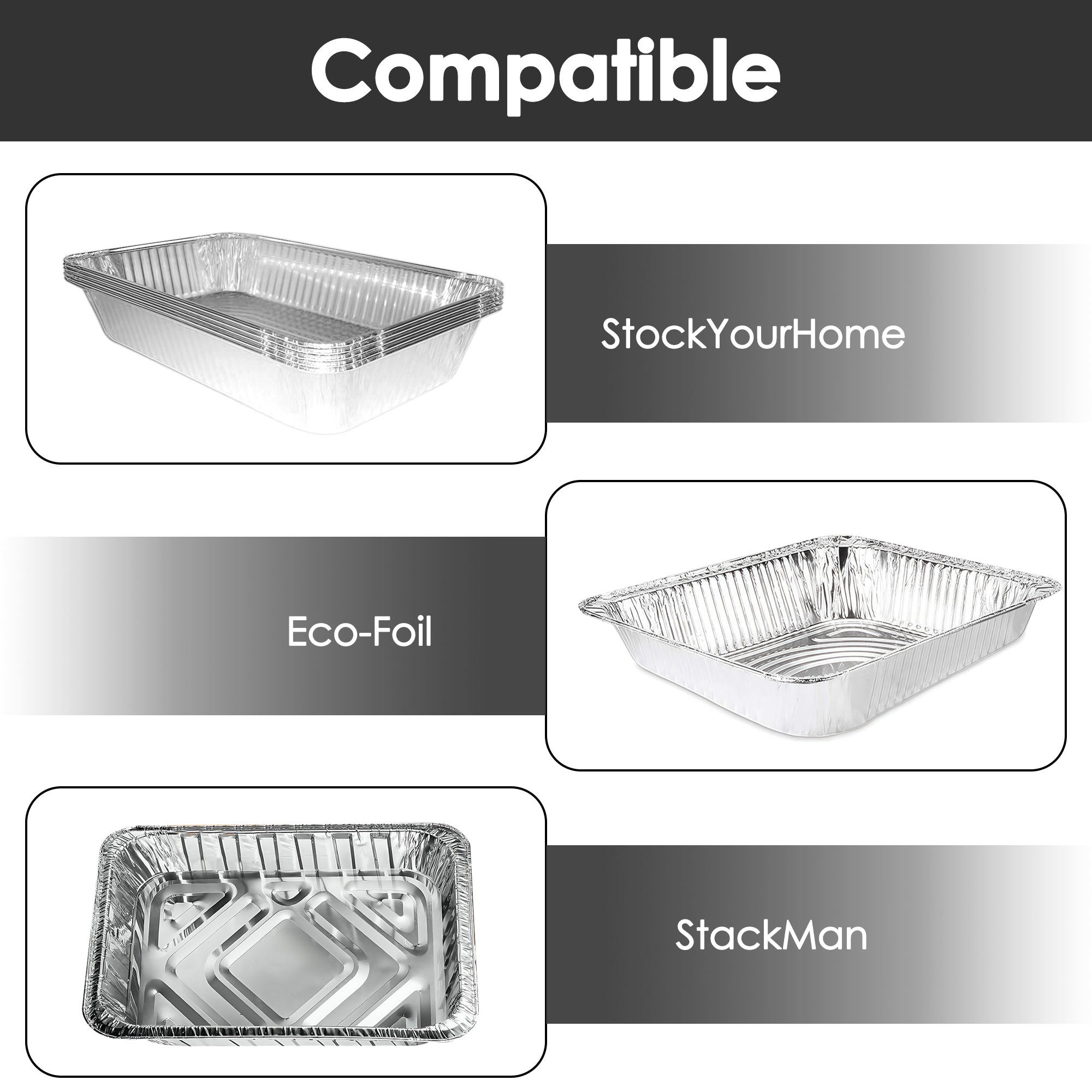 Linkidea Metal Grate Cooling Rack Pack of 2, Stainless Steel Baking Cooling Rack Rectangle 7.8'' x 10.2'', Oven Safe Grid Wire Racks for Roasting Disposable Pan (Black)
