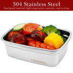 Linkidea Stainless Steel Liner Replacement for 1.2L Electric Lunch Box, Removable Insert Tray Compatible with THZDMI & Lunheat, 7.4 inch Length, Dishwasher Safe (Silver)