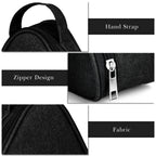 Linkidea Large Capacity Snack Bags, Thermal Insulated Cooler Tote Bag for Fruit, Leak-proof Portable Food Storage Accessories Fits Picnic, Camping (Black)