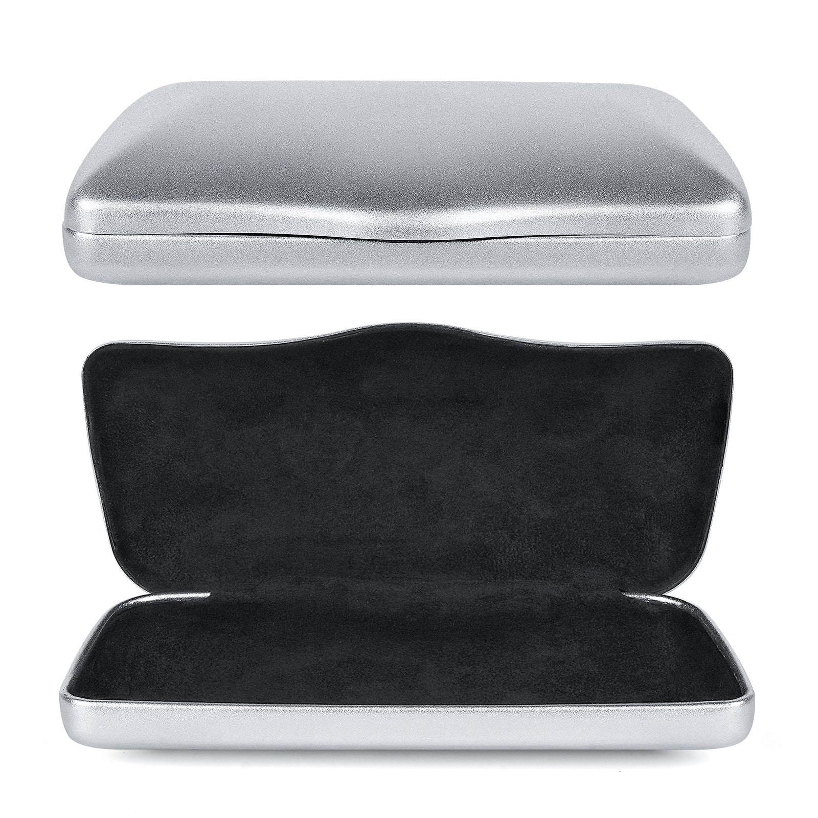 Linkidea Oversized Sunglasses Case, Large Frame Glasses Case for Sunglass, Eyeglasses Travel Bag Compatible with DIOR Missdior B1U EverDior A1U Rayban Aviator Titanium (Silver)