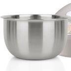 Linkidea Rice Cooker Stainless Steel Inner Pot Compatible with Zojirushi NP-NVC10, NP-KAC10, NW-QAC10 5.5-Cup, Dishwasher Safe, No Coating Replacement Bowl