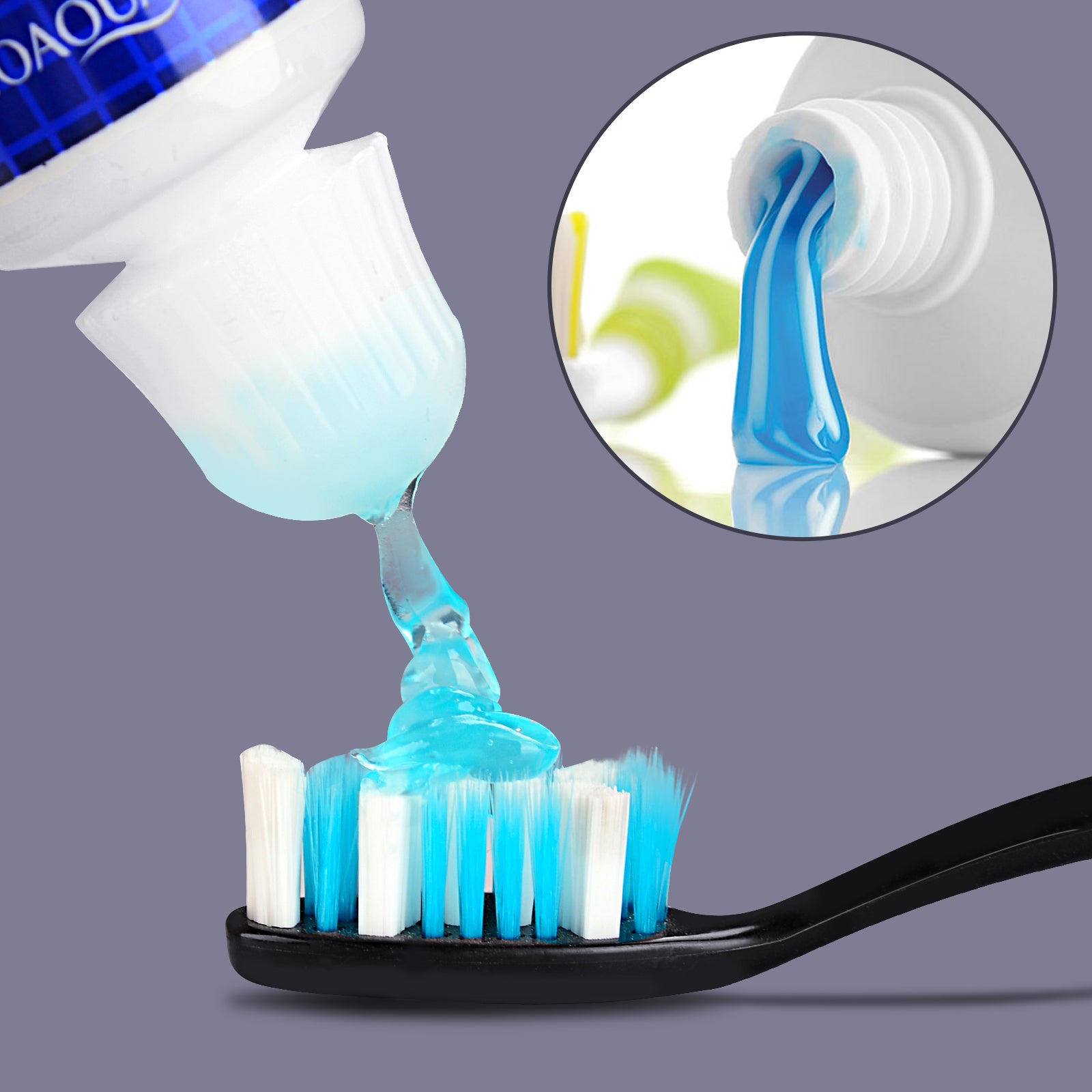 Linkidea 6 Pack Self Closing Toothpaste Caps for Kids Adult Bulk Pack, Wholesale Multi-Pack Silicone No Waste Toothpaste Saver Cap Dispensers (White)