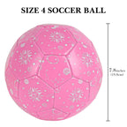 Linkidea Pink Soccer Ball Size 4, Gift for Girls Sports & Outdoor Play
