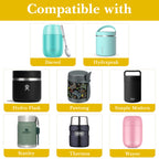 Linkidea Insulated Food Jar Bag, Thermal Snack Container, Portable Storage Pouch for Can, Suitable for Office Work, Outdoor Picnics, Compatible with Thermos, Hydro Flask, Hydrapeak (Yellow)