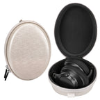 Linkidea Headphones Carrying Case Compatible with Anker Soundcore Q11i, Life Q35, Life Q10, Replacement Protective Hard Shell Travel Bag (Matte Gold)