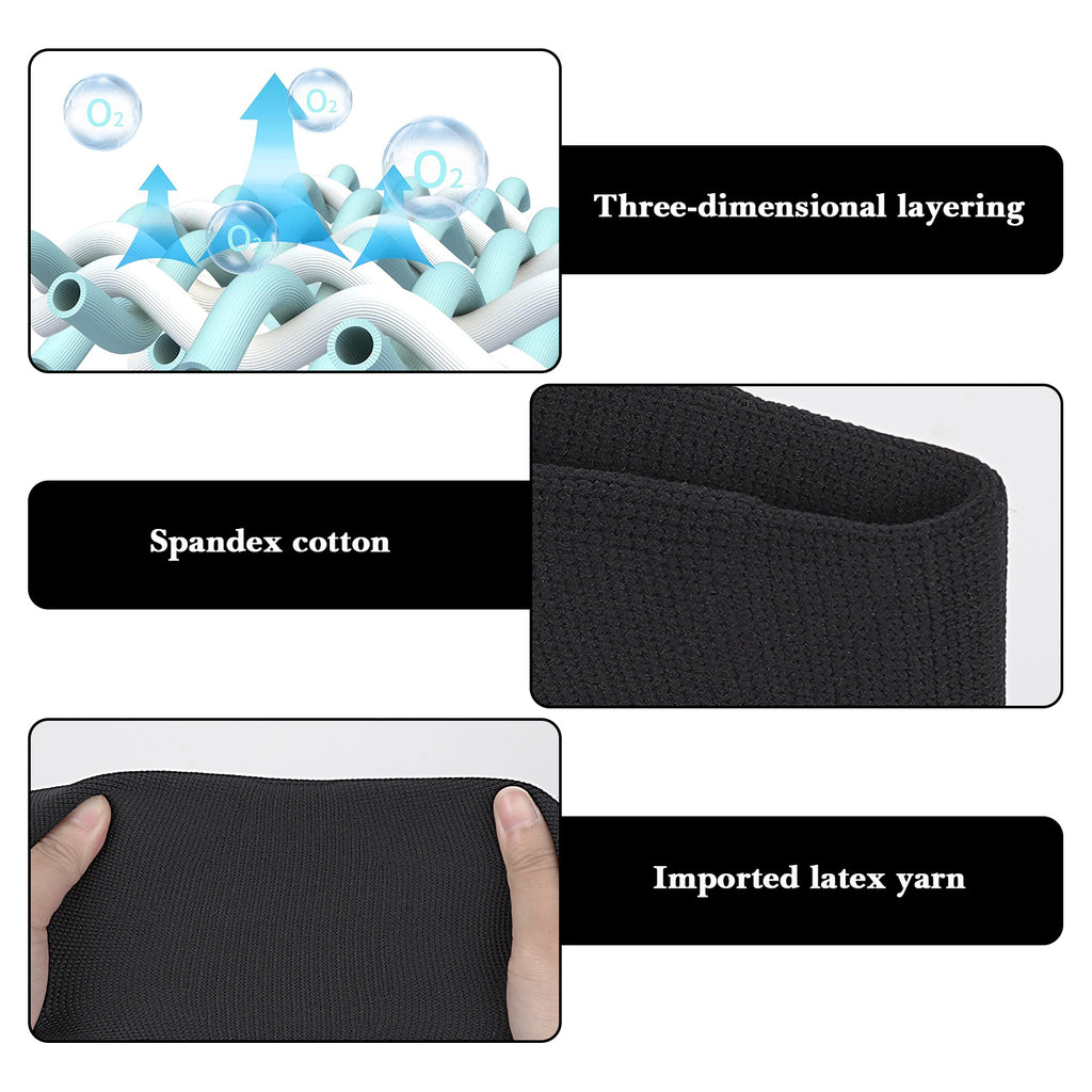 Linkidea 2 Pairs Kids Knee Brace Sleeve, Youth Knee Protective Cover for Children, Boys & Girls, Child Leg Support for Knee Pain, Fits Soccer, Basketball, Gymnastics (Size M )