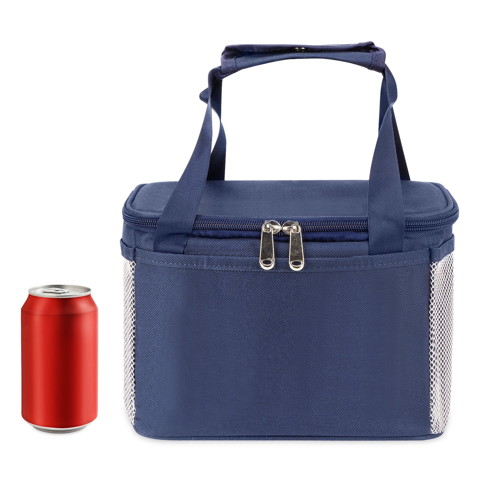 Linkidea Lunch Bag for Women/Men, Lunch Tote Bag Organizer with Adjustable Shoulder Strap for Adults, Reusable Lunch Box Bag for Picnic Work, Compatible with Bentoheaven, LOVINA, ELLO (Navy)