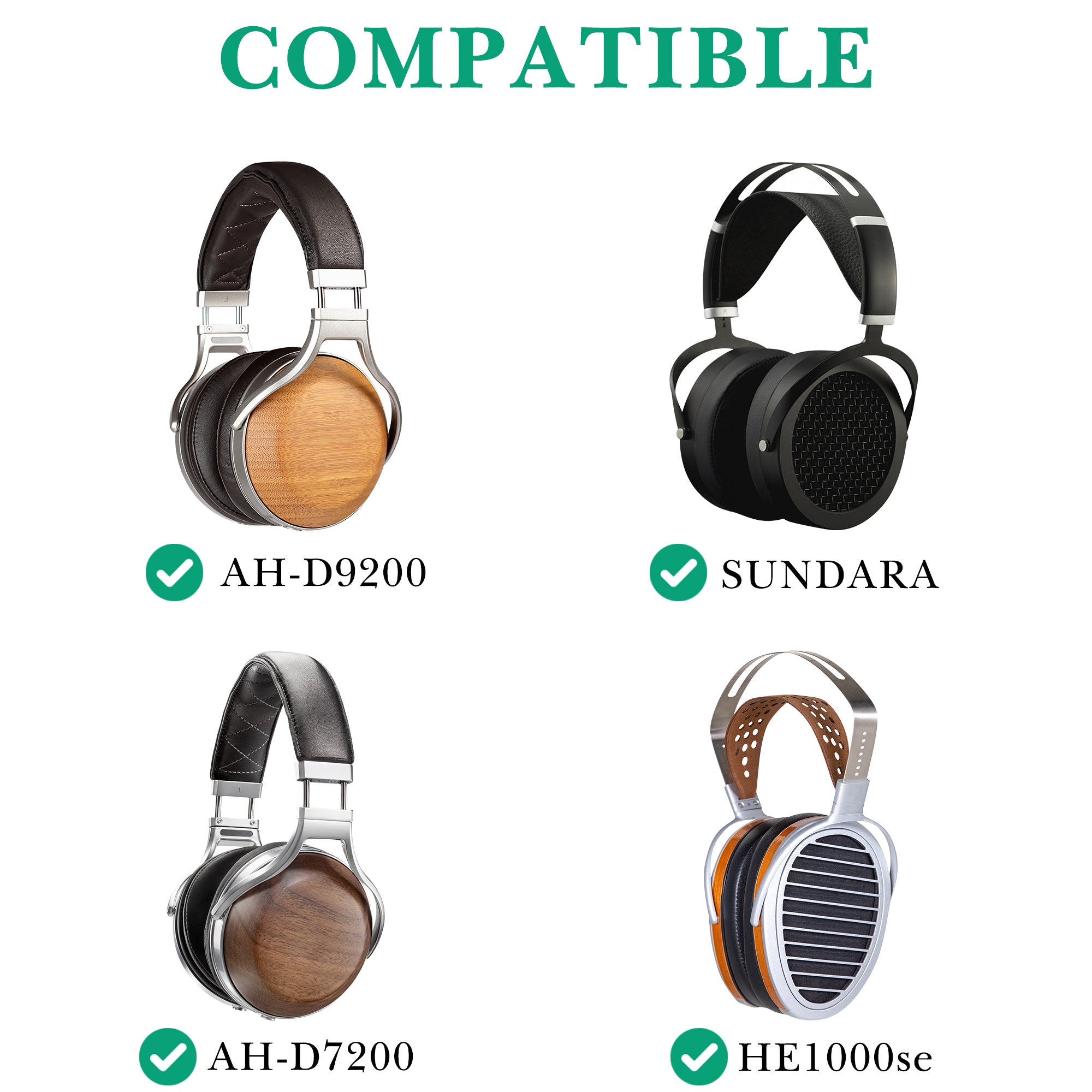 Linkidea Upgrade 6N Audio Cable for HIFIMAN Edition XS, SUNDARA, Arya, HE400SE, Ananda, Denon AH-D7200 Headphones, 4-Pin XLR to Dual 3.5mm Male Replacement Headphones Cord (4.9ft/1.5m)