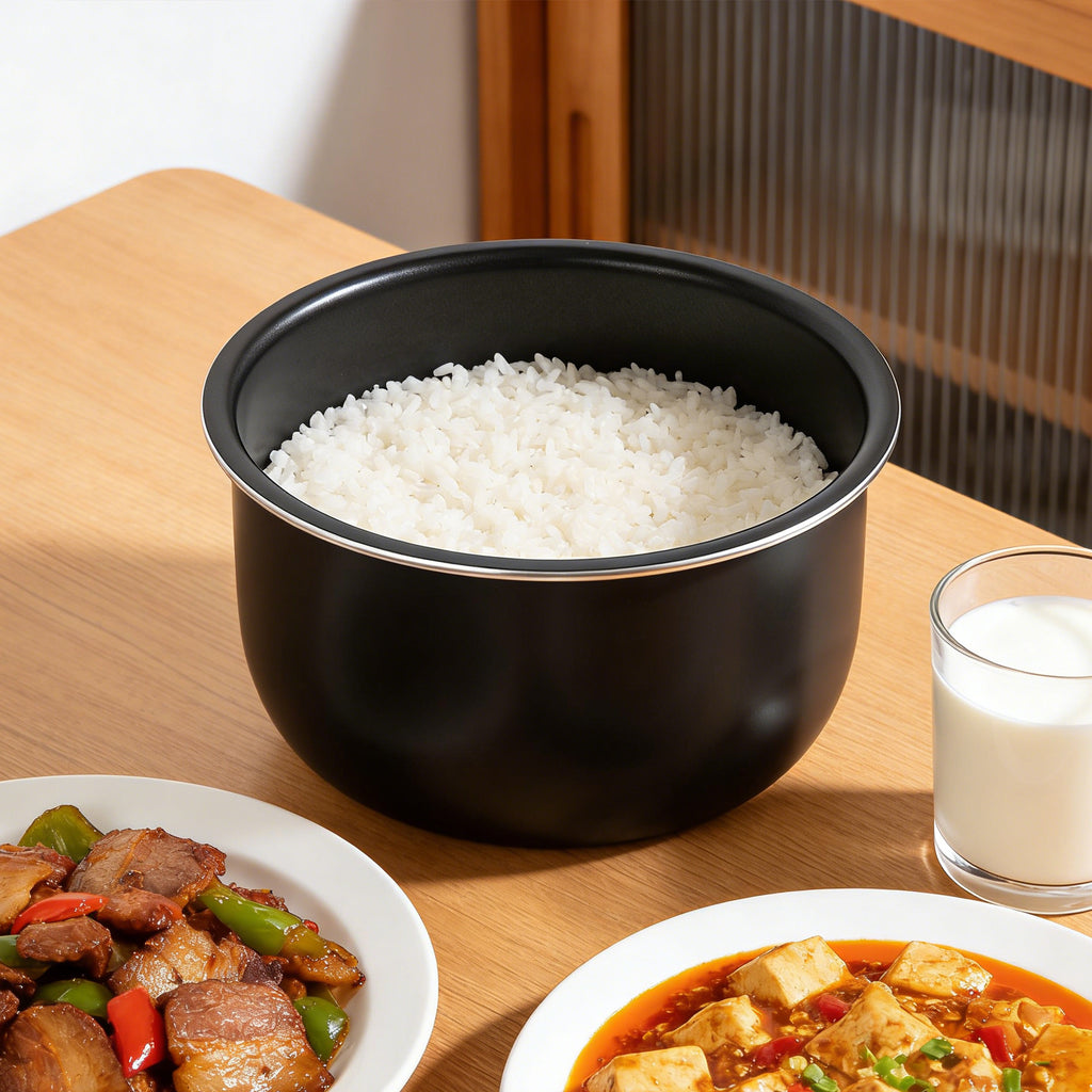 Linkidea Rice Cooker Aluminum Inner Pot Compatible with TOSHIBA RC-5DSTUS(H), Nonstick Replacement Bowl