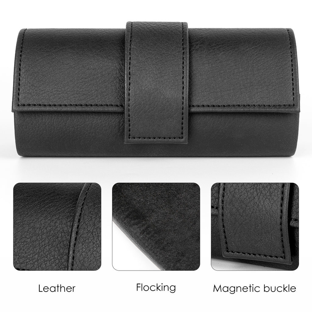 Extra Large Hard Shell Sunglasses Case, Oversized Sun Glasses Storage Organizer Compatible with DIOR EverDior A1U 30Montaigne BU Missdior B1U (XXL / Black)