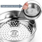 Linkidea 304 Stainless Steel Tea Strainer Compatible with YETI Rambler Bottle 18oz/26oz/36oz/46oz/64oz Chug and MagDock Caps, Ice Strainer Filter Blocker Fruit Stopper, 2 Pack