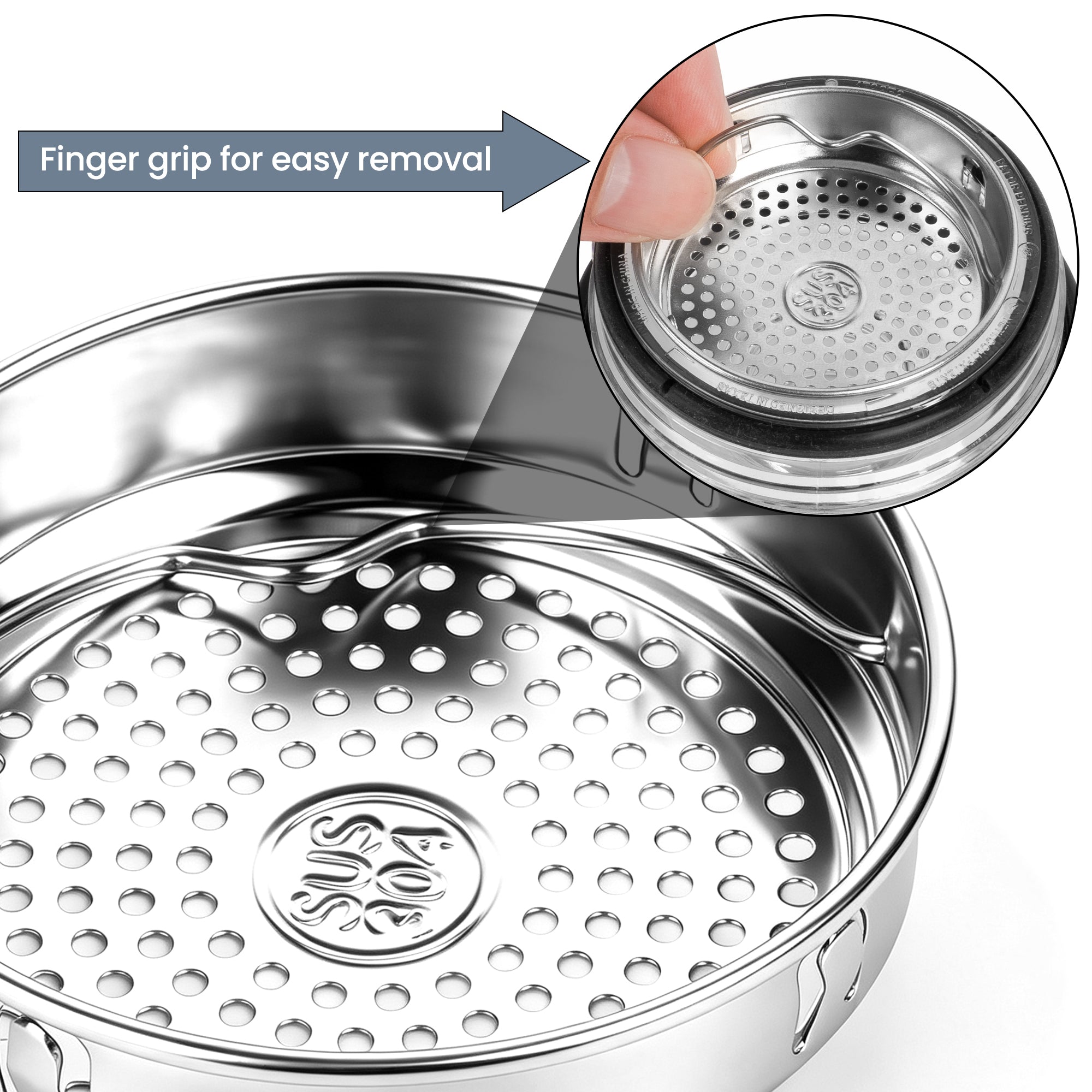 Linkidea 304 Stainless Steel Tea Strainer Compatible with YETI Rambler Bottle 18oz/26oz/36oz/46oz/64oz Chug and MagDock Caps, Ice Strainer Filter Blocker Fruit Stopper, 2 Pack