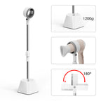 Linkidea Hair Dryer Styling Stand Hands-Free, Adjustable Height Lazy Blow Dryer Holder, 180 Degrees Rotating Hair Dryer Rack with Heavy Base for Home Salon