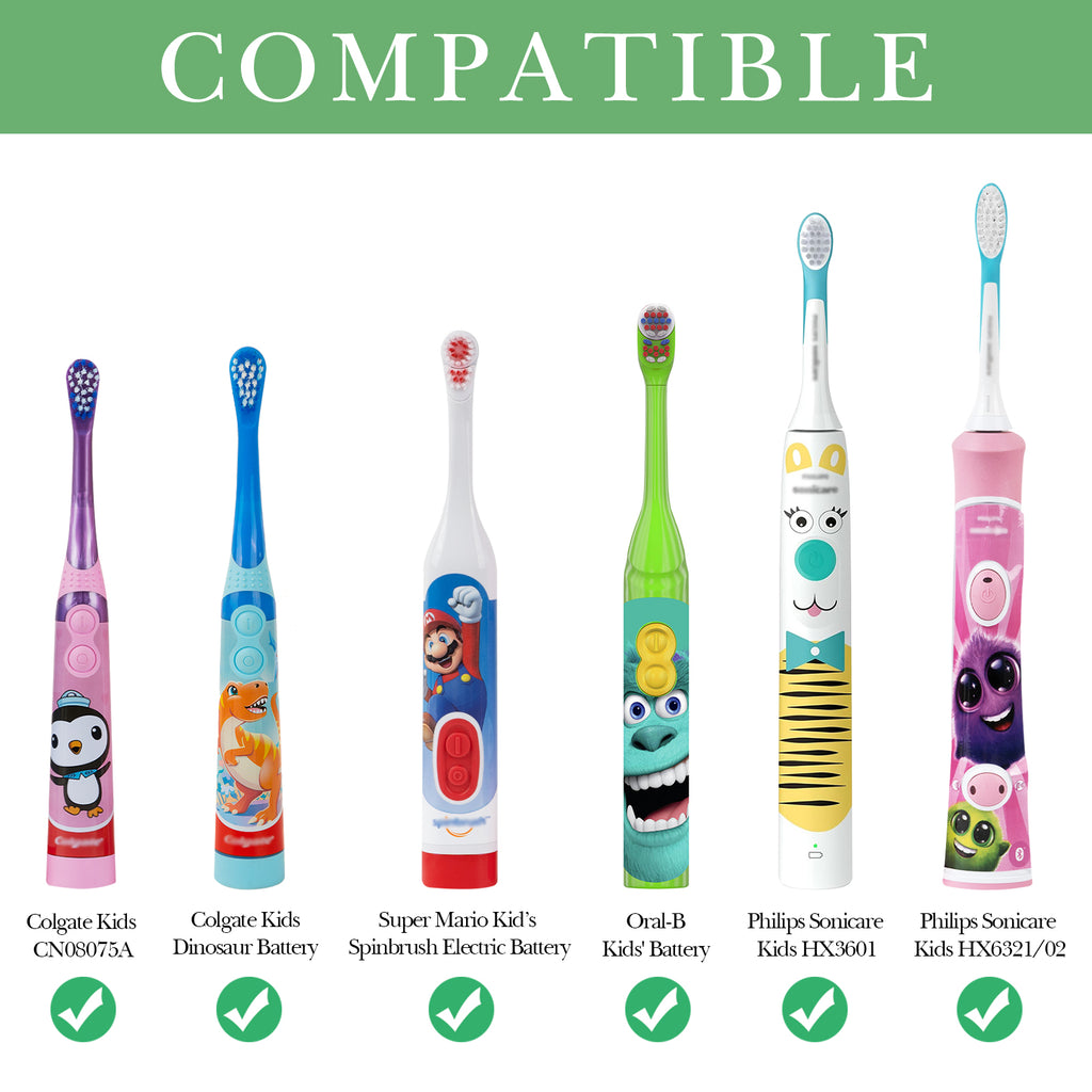 Linkidea 2 Pack Wall Mounted Electric Toothbrush Holder, 2 Slots Self Adhesive Power Toothbrush Hanger for Toddler, Compatible with Spinbrush Electric toothbrush, Oral-B Kids Battery Toothbrush