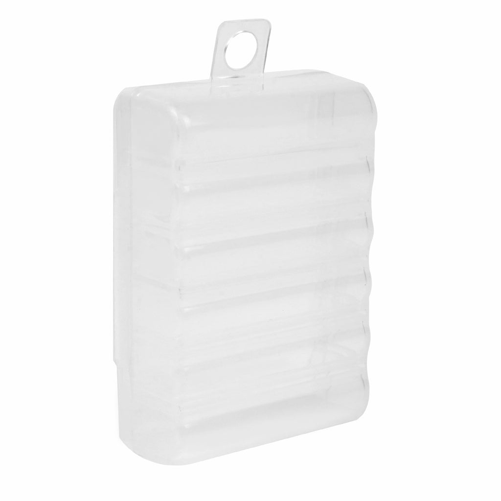 Linkidea 4 Packs Small AA Battery Storage Organizer Box, 12 AA Battery Storage Box, WaterProof Portable Battery Organizer with Rope Hole