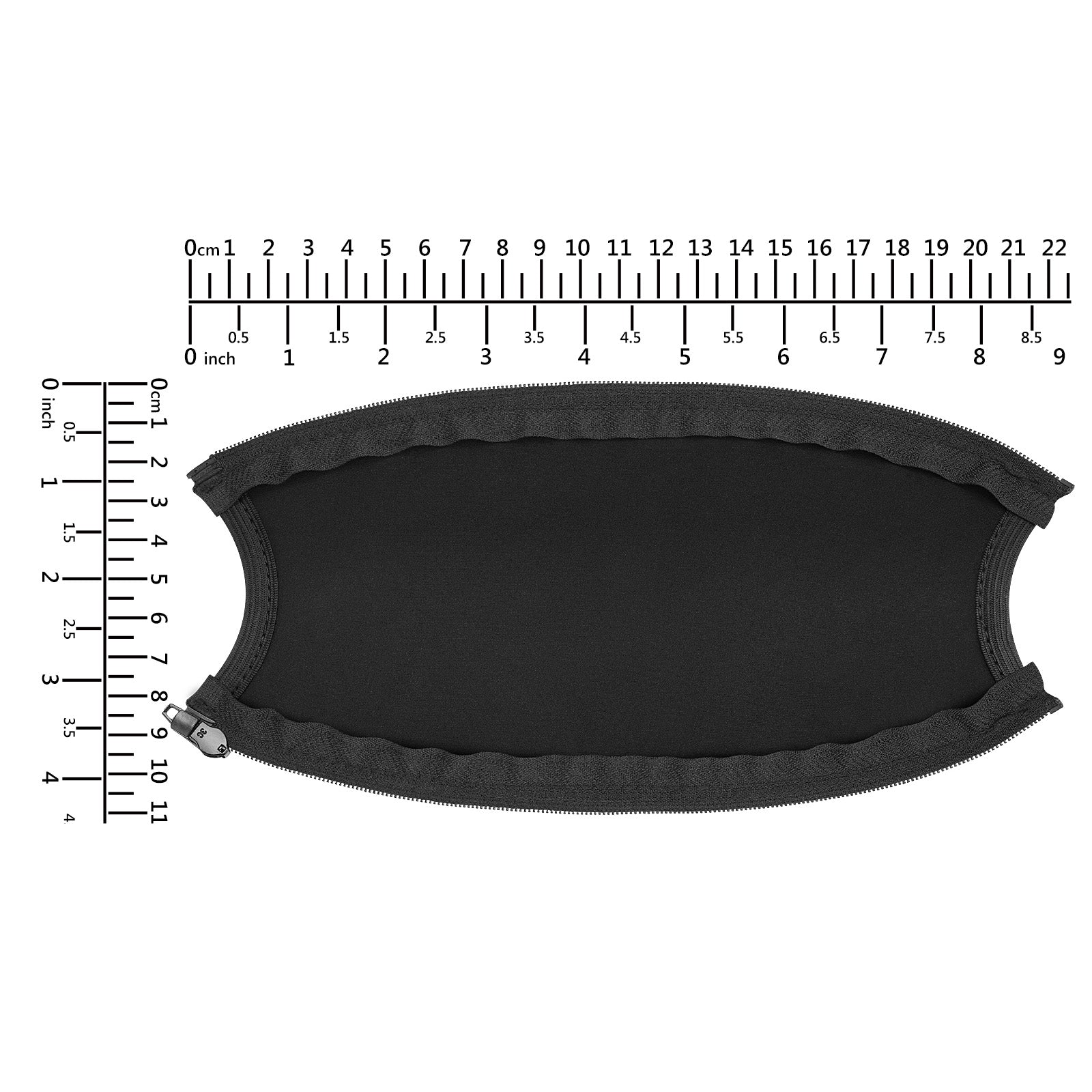 Linkidea Headband Protector Compatible with MDR-V6/V600/V900/MV1/Z600/7506/7509/CD900ST/M1ST Headphones, Replacement Flex Fabric Cover, Easy DIY Installation (Black)