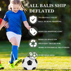 Size 4 Training Futsal Ball, Low Bounce Indoor Soccer Ball (Classic)