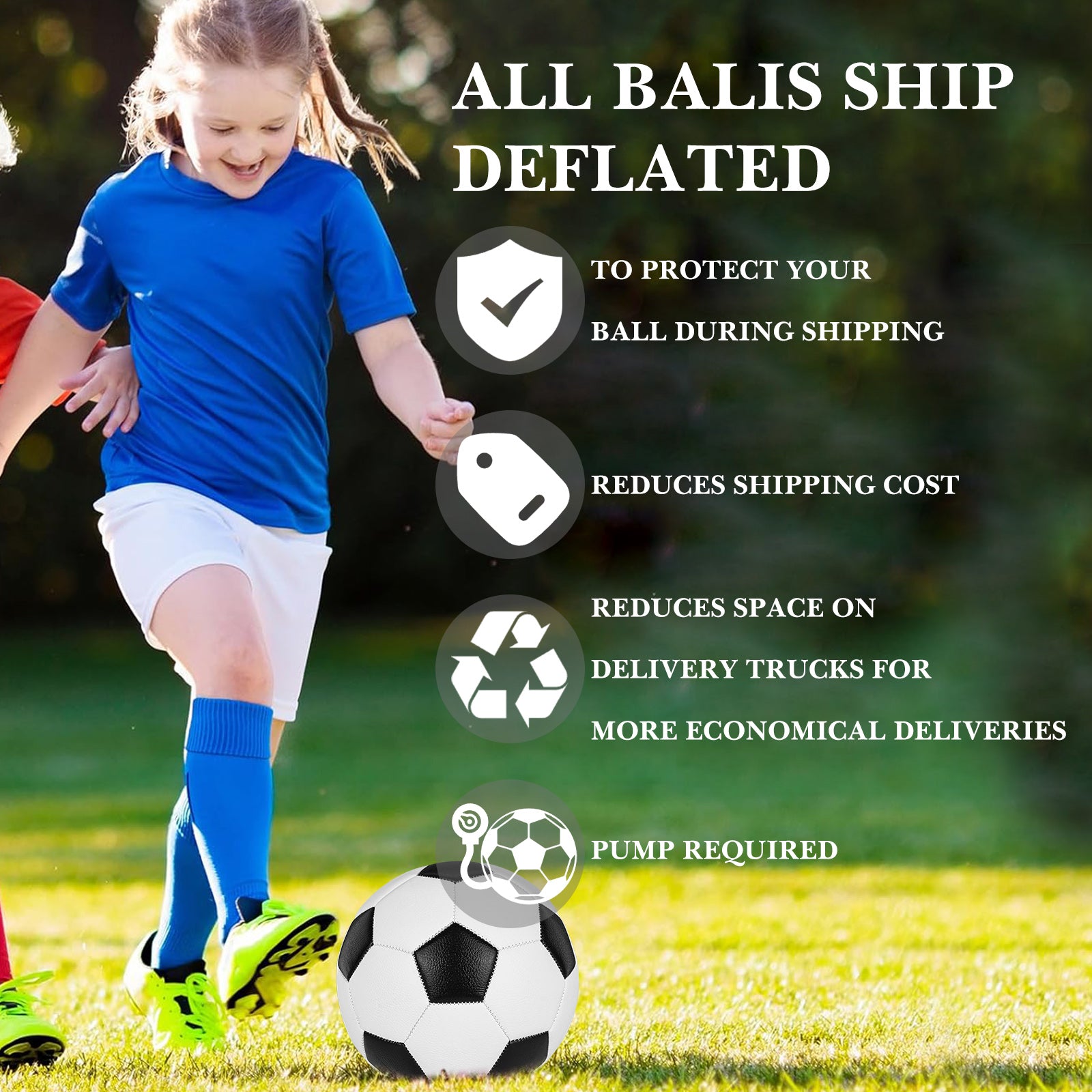 Size 4 Training Futsal Ball, Low Bounce Indoor Soccer Ball (Classic)