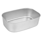 Linkidea 304 Stainless Steel Electric Lunch Box Inner Container, Compatible with 1.5L SOHIDA Electric Box, Removable Reusable Tray, Food Replace Container (Silver)