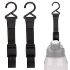 Linkidea 2 Pack Fence Hooks for Sport Water Bottle, Compatible with CamelBak Chute Mag Steel/Tritan 20/24/25/32/40/50oz, S Shaped Hook Hanger Magnetic Buckle for Outdoor Sports Camping