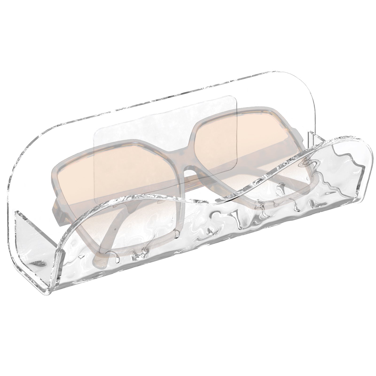 Extra Large Sunglasses Organizer Storage Wall Mount, Acrylic Glasses Eyewear Display Holder Compatible with Gucci GG0876S GG0875S Balenciaga BB0201S BB0166S (Clear)