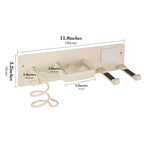 Linkidea Hair Dryer Holder Wall Mounted with Hook, Hairdressing Tools Organizer for Bathroom, Compatible with Dyson Supersonic Origin, Supersonic Neural (Creamy)