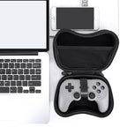 Linkidea Hard Travel Case Compatible with 8BitDo Pro 2, Ultimate Bluetooth, 2C, 2.4G Dual Sense Wireless Controller, Game Protective Storage Bag (Black)