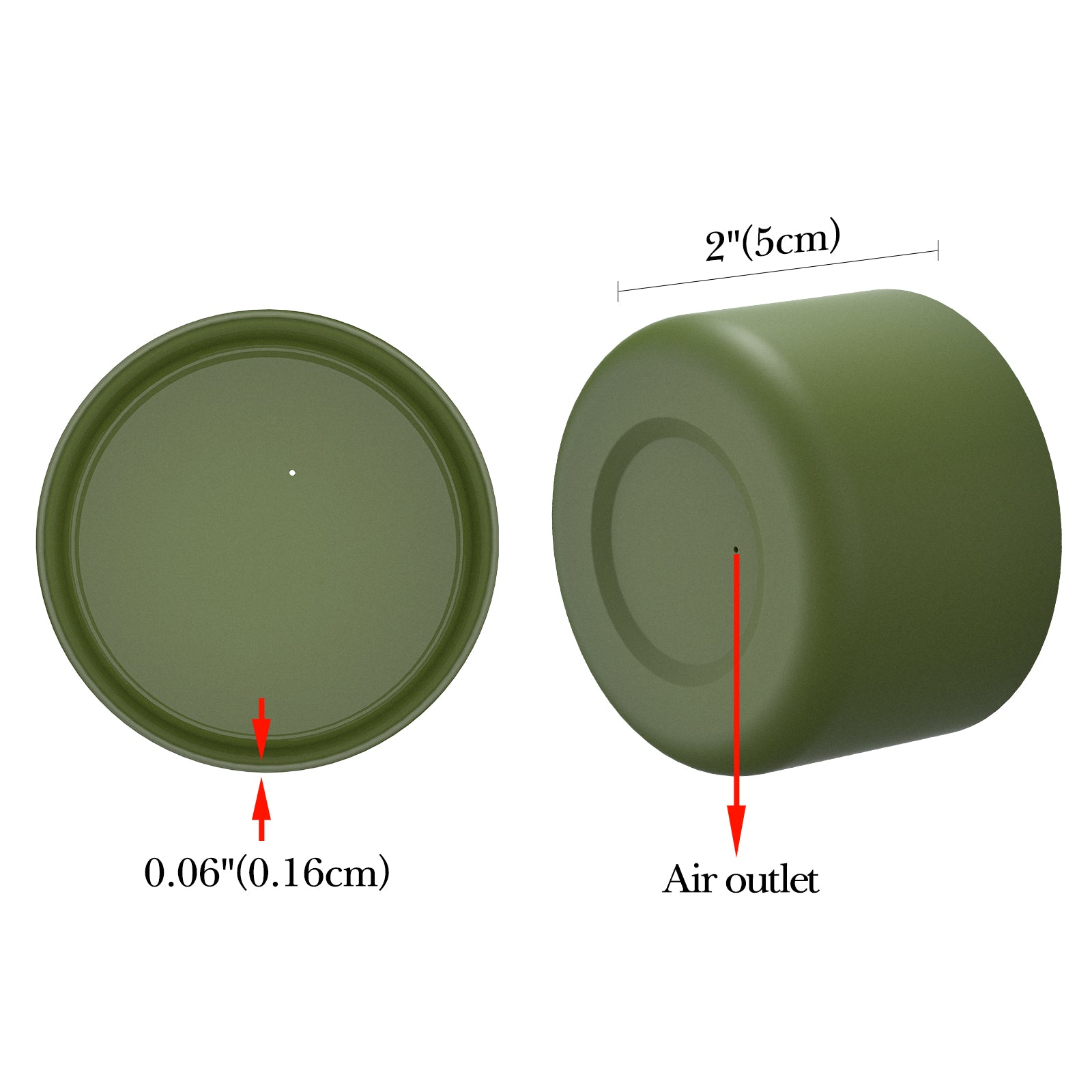 Linkidea 2 Pack Water Bottle Boot Compatible with Hydro Flask Wide Mouth 12oz/14oz/16oz/18oz/20oz, Silicone Bottle Bottom Sleeve Bumper Protector (Army Green)