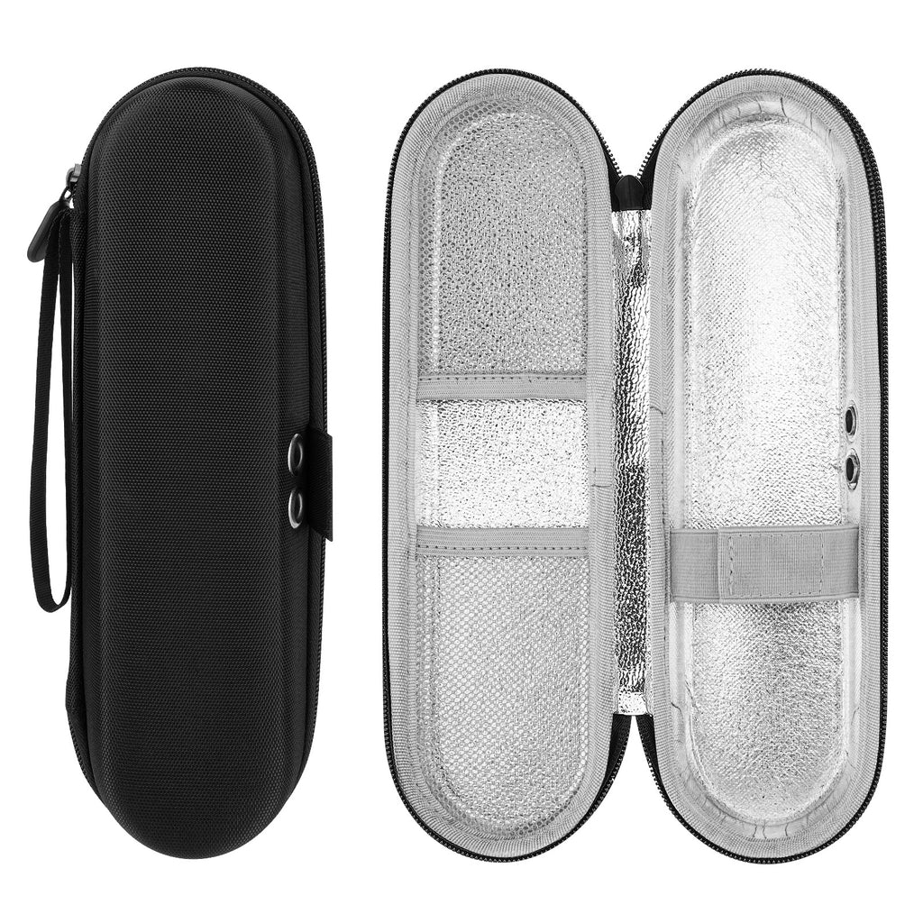 Linkidea Electric Toothbrush Travel Case with Ventilation, Compact Hard Shell Toothpaste/Electronic Brush Protective Storage Bag, Compatible with Oral-B iO Series, Philip Sonicare