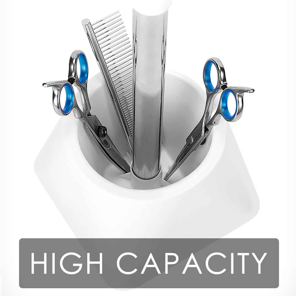 Linkidea Hair Dryer Styling Stand Hands-Free, Adjustable Height Lazy Blow Dryer Holder, 180 Degrees Rotating Hair Dryer Rack with Heavy Base for Home Salon