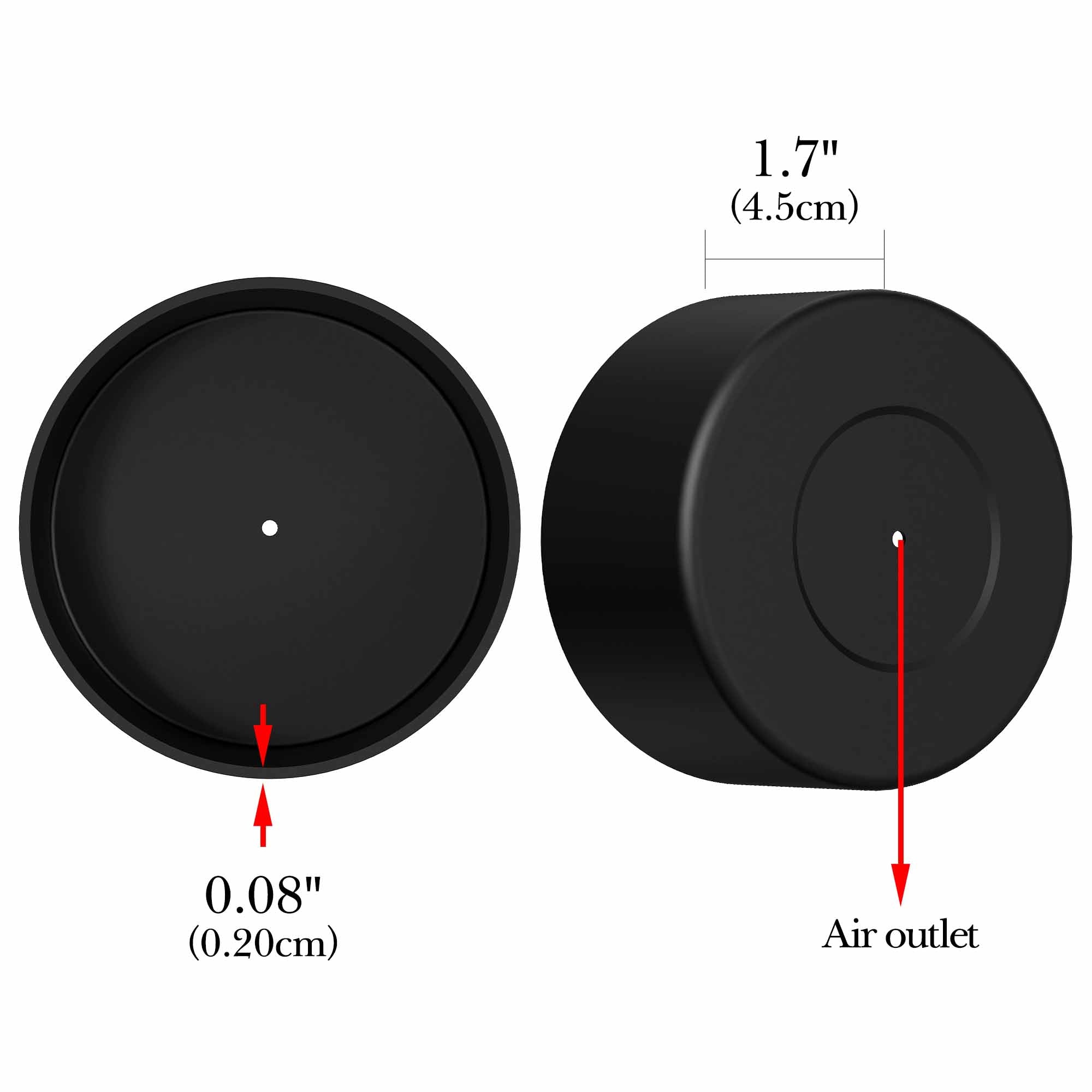 Linkidea 2 Pack Water Bottle Boot Compatible with Ello Cooper / Pop & Fill Bottle 40oz, Silicone Anti-Slip Bottle Bottom Sleeve Bumper Protector (Black)