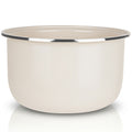 Linkidea Rice Cooker Ceramic Glaze Inner Pot Compatible with AROMA ARC-6106, Dishwasher Safe, Replacement Bowl