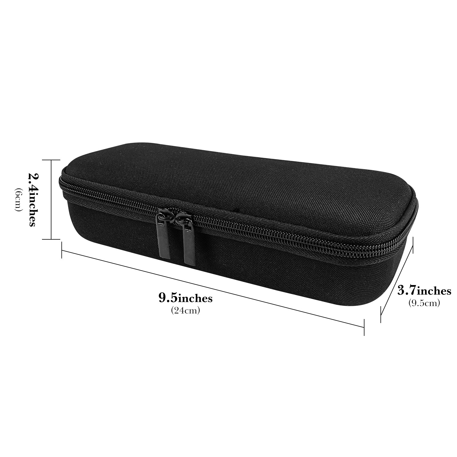 Linkidea Men's Body Trimmer Travel Case, Compatible with Manscaped Lawn Mower 3.0, 4.0, 5.0, Groin & Body Shaver, Portable Storage Bag for Grooming Kit, Compact Travel Organizer (Black)